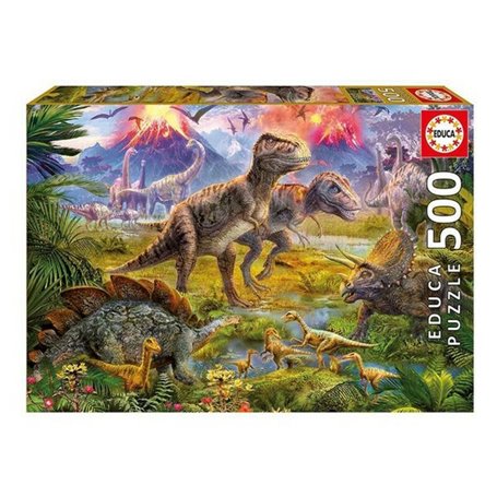 Puzzle Educa Dinosaur Gathering 500 Pièces (1 Unité)