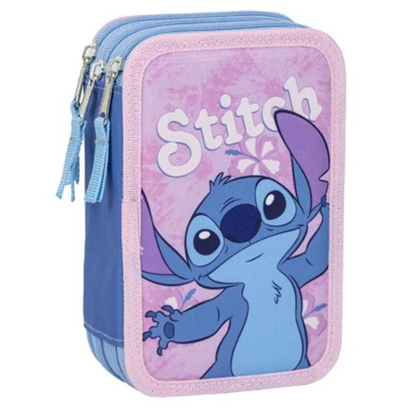 Pochette à crayons triple Stitch Rose 12