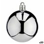 Lot de boules de Noël Argenté Plastique 6 x 7 x 6 cm (20 Unités)