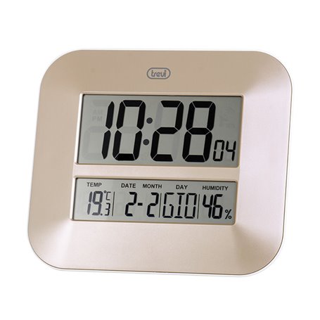 Trevi OM 3520 D Réveil numérique Bronze