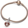 Pendentif Femme Pandora TWO-TONE RADIANT HEART