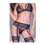 Ensemble de Lingerie Chilirose Noir S/M