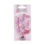 Ensemble Collier et Bracelets Minnie Mouse 2 Pièces Rose