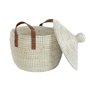 Set de basket DKD Home Decor Naturel Marron Clair Polyuréthane Herbier marin 42 x 42 x 45 cm