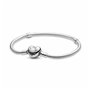 Bracelet Femme Pandora HEART CLASP SNAKE CHAIN BRACELET