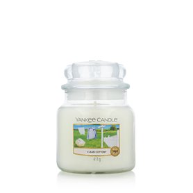 Bougie Parfumée Yankee Candle Classic Medium Jar Candles Clean Cotton 411 g