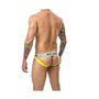 Tanga Mob Eroticwear Jaune Noir XXL