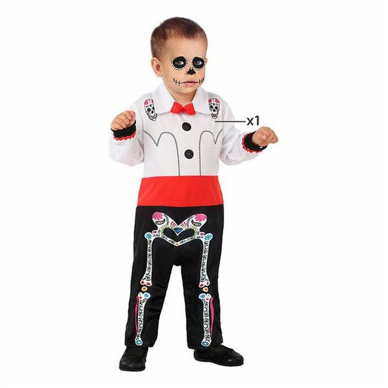 Image secondaire de Déguisement pour Enfants Multicouleur Squelette