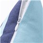 Coussin Benetton Bleu Poire 40 x 40 cm Carré