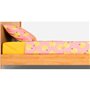 Jeu de draps Benetton Jaune Rose Standard Pomme 4 Pièces