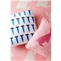 Coussin Benetton Bleu Blanc Carotte 40 x 40 cm