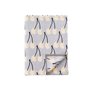 Couverture Benetton Jaune Bleu Cerises 140 x 190 cm Acrylique