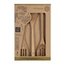 Ensemble d'ustensiles de cuisine San Ignacio Bois d'acacia 3 Pièces