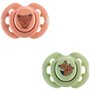 Sucette - TOMMEE TIPPEE - FUN - 0-6 mois - Lot de 2 sucettes symétriques sans BPA - Capsule de stérilisation réutilisabl