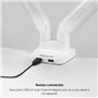 Fellowes Platinum Series Bras porte-écrans double - Blanc