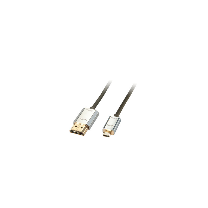 Lindy 41679 câble HDMI HDMI Type A (Standard) HDMI Type D (Micro) Noir