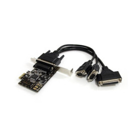 StarTech.com Carte combo série/parallèle PCI Express 2S1P avec câble de dérivation