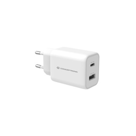 Conceptronic ALTHEA11W chargeur d'appareils mobiles Universel Blanc Secteur Charge rapide Intérieure