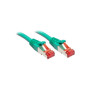 Lindy Rj45/Rj45 Cat6 0.3m câble de réseau Vert 0