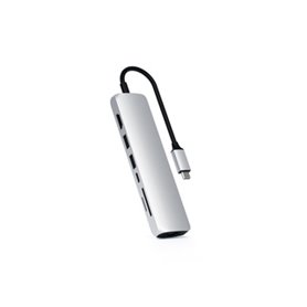 Satechi ST-UCSMA3S station d'accueil USB 3.2 Gen 1 (3.1 Gen 1) Type-C Argent