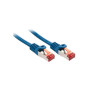 Lindy Cat.6 S/FTP 0.3m câble de réseau Bleu 0