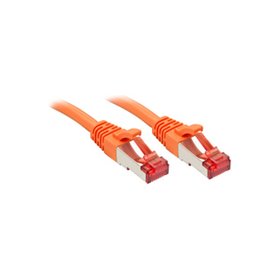 Lindy Rj45/Rj45 Cat6 0.3m câble de réseau Orange 0