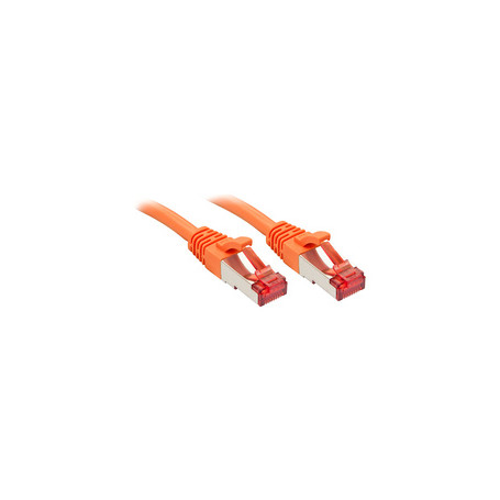 Lindy Rj45/Rj45 Cat6 0.3m câble de réseau Orange 0