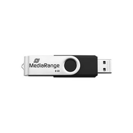MediaRange MR931-2 lecteur USB flash 16 Go USB Type-A / Micro-USB 2.0 Argent
