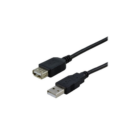MCL MC922AMFGE-3M câble USB USB 2.0 USB A Noir