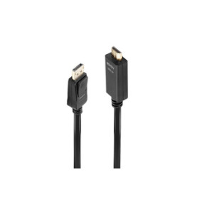 Lindy 36924 câble vidéo et adaptateur 5 m DisplayPort HDMI Type A (Standard) Noir