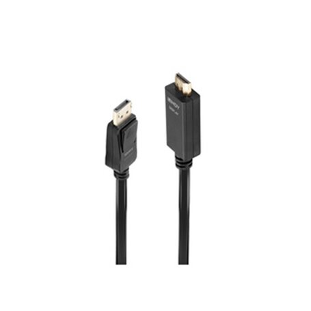 Lindy 36924 câble vidéo et adaptateur 5 m DisplayPort HDMI Type A (Standard) Noir