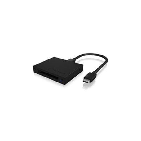 ICY BOX IB-CR402-C31 lecteur de carte mémoire USB 3.1 (Gen 2) Type-C Noir