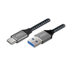 MCL MC1D99A003C0532 câble USB 2 m USB 3.2 Gen 1 (3.1 Gen 1) USB C USB A Noir