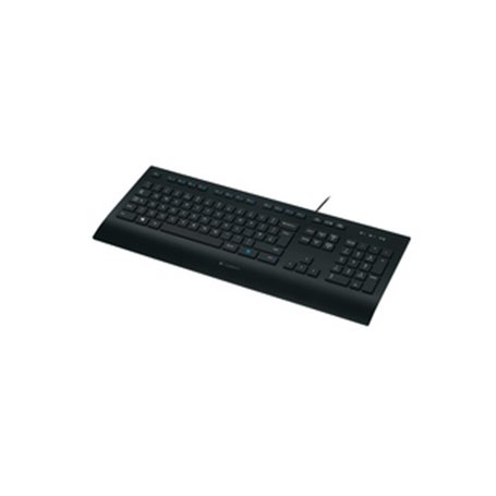 Logitech K280E Pro f/ Business clavier Bureau USB QWERTZ Allemand Noir