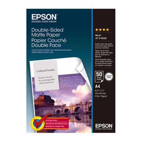 Epson Double-Sided Matte Paper - A4 - 50 Feuilles