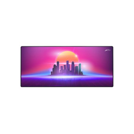 CHERRY XTRFY GP5-XL-RETROWAVE tapis de souris Tapis de souris de jeu Multicolore