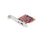 StarTech.com Carte PCIe à 2 ports - USB-A et USB-C