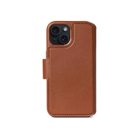 Decoded D24IPO15PLDW5TN coque de protection pour téléphones portables 17 cm (6.7") Étui avec portefeuille Marron