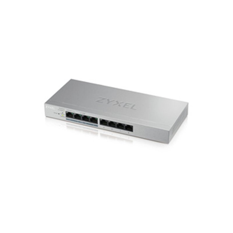 Zyxel GS1200-8HP v2 Géré Gigabit Ethernet (10/100/1000) Connexion Ethernet, supportant l'alimentation via ce port (PoE)
