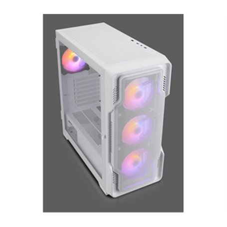 Nanoxia DS-9ARGB-W unité centrale Midi Tower Blanc