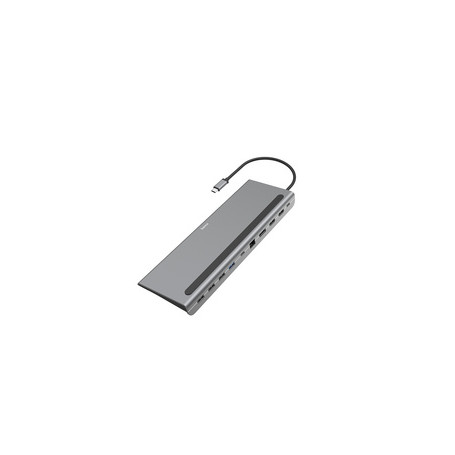 Hama 00200100 station d'accueil USB 3.2 Gen 1 (3.1 Gen 1) Type-C Anthracite