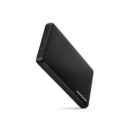 Axagon EE25-SLC Boîtier de disques de stockage Boîtier disque dur/SSD Noir 2.5"