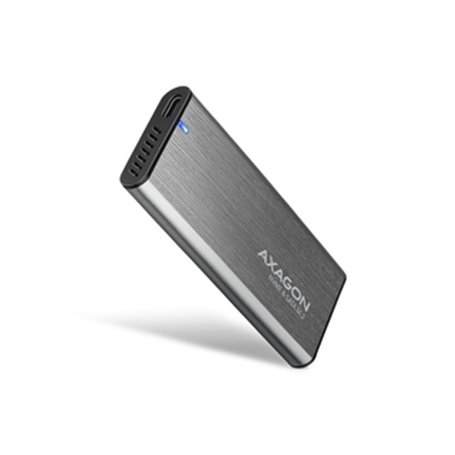 Axagon EEM2-SG2 Boîtier de disques de stockage Enceinte ssd Gris M.2