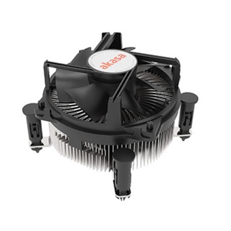 Akasa AK-CC6606BP01 système de refroidissement dordinateur Processeur Dissipateur thermique/Radiateur 9 cm Aluminium