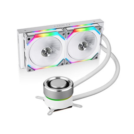 Lian Li G89.GA240SLA.00 système de refroidissement dordinateur Processeur Refroidisseur de liquide tout-en-un 24 cm Argent 1 pi