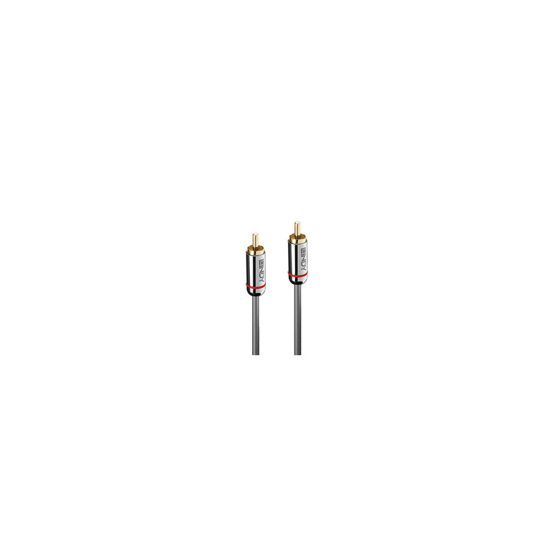 Lindy 35338 câble audio 0,5 m RCA Anthracite