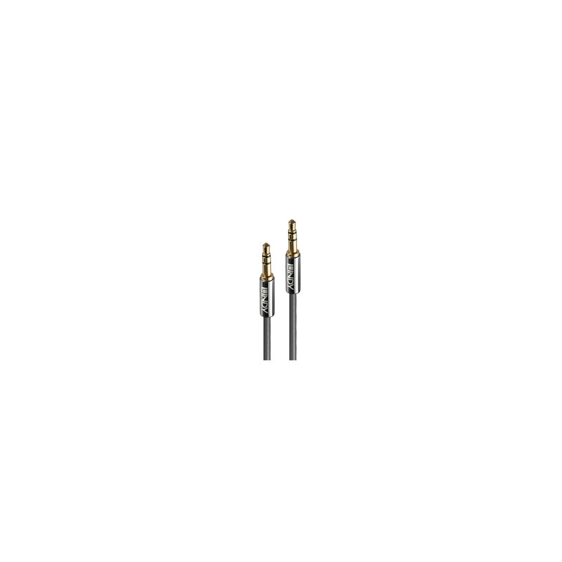 Lindy 35323 câble audio 3 m 3,5mm Anthracite