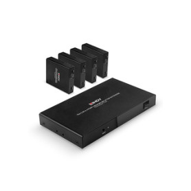 Lindy 38262 extension audio/video Émetteur et récepteur AV Noir