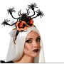 Serre-tête Toile d'araignée Halloween Orange