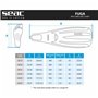 Palmes de snorkeling Seac Fuga  Noir